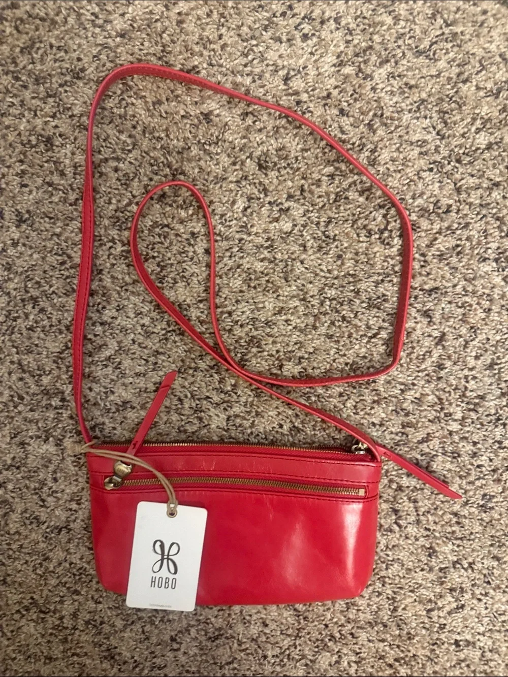 HOBO NWT  CARA ~ leTger crossbody bag ~ hibiscus 🌸